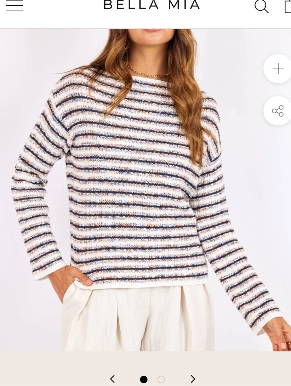 Sage The Label Borough Stripe Sweater-Lg #099